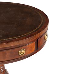 A George III Style Aston Court by Henrendon Mahogany Drum Table