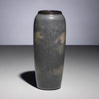Edward Timothy Hurley for Rookwood Pottery Co. (American, 1869–1950) — Scenic Vellum Vase, c. 1912