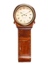 An English Mahogany Wall Clock