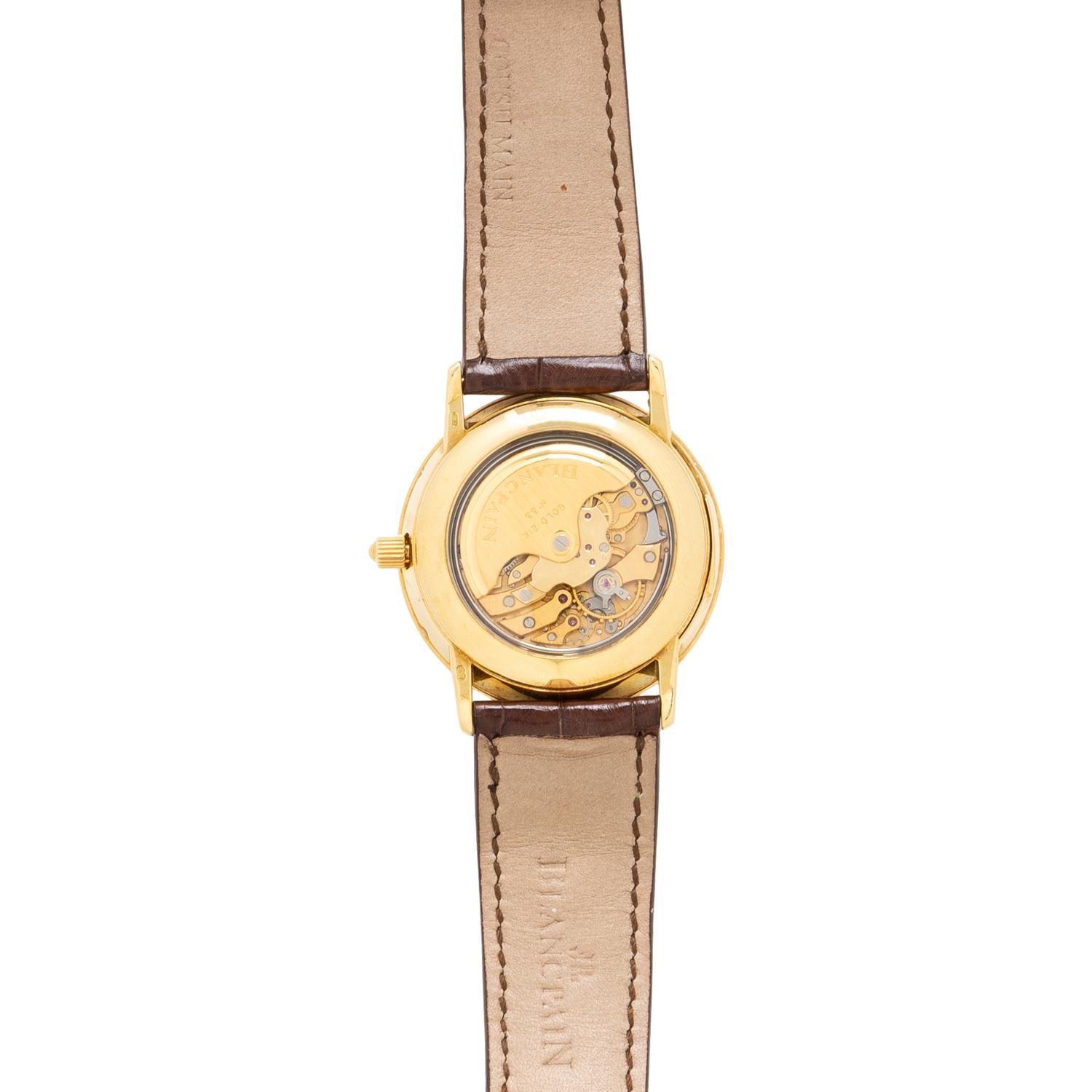 BLANCPAIN, REF. 5335, 18K YELLOW GOLD 'VILLERET' MINUTE REPEATING PERPETUAL CALENDAR WATCH WITH MOONPHASE, BOX & PAPERS