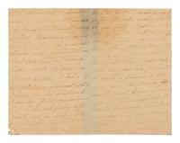 LINCOLN, Mary Todd (1818-1882). Autograph letter signed ("Mary Lincoln"), to Rhoda White, Nice, France, 16 March 1869.