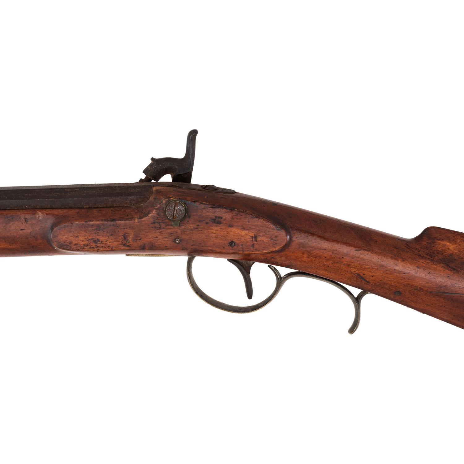 Lightweight Fullstock Percussion Smooth Rifle by Leman