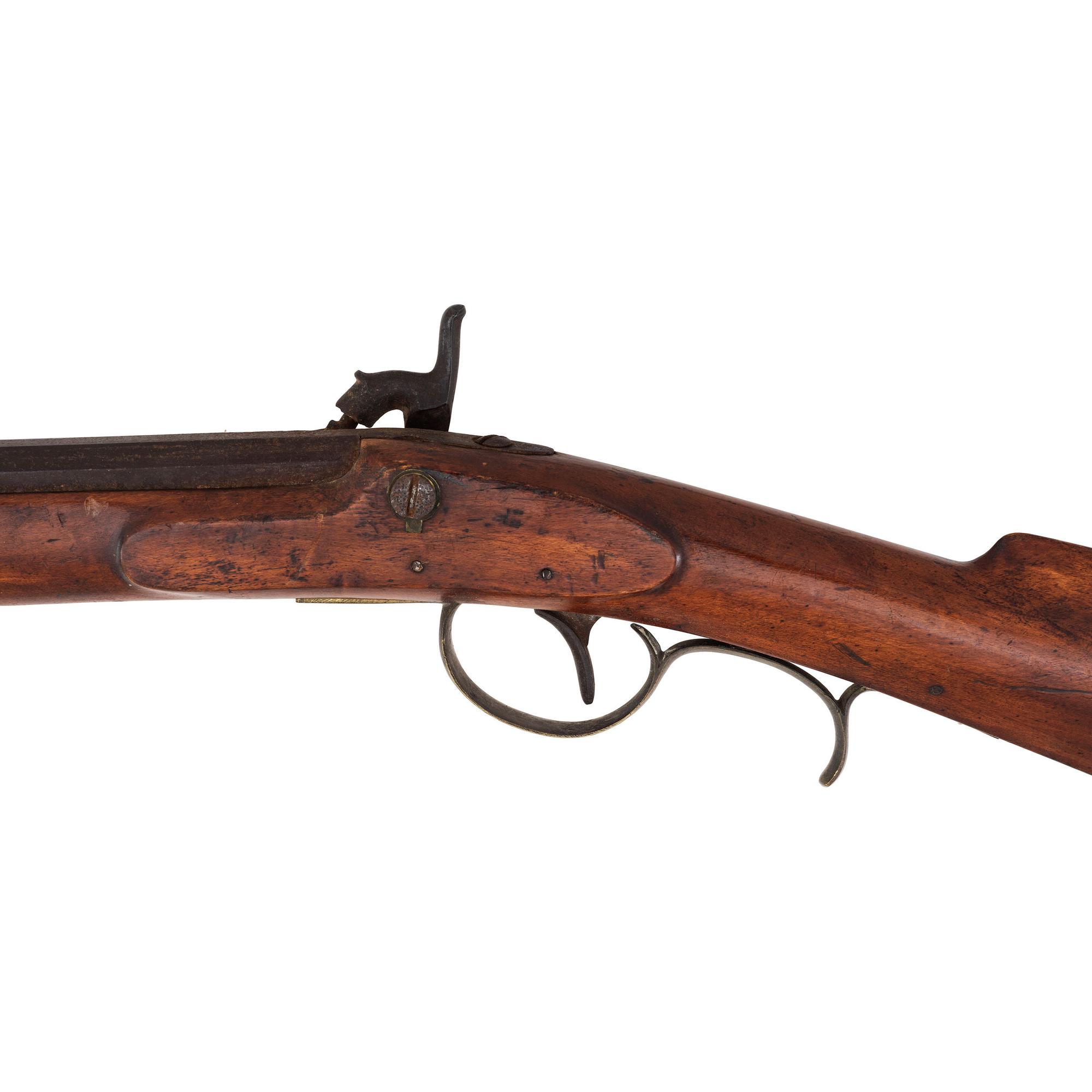 Lightweight Fullstock Percussion Smooth Rifle by Leman