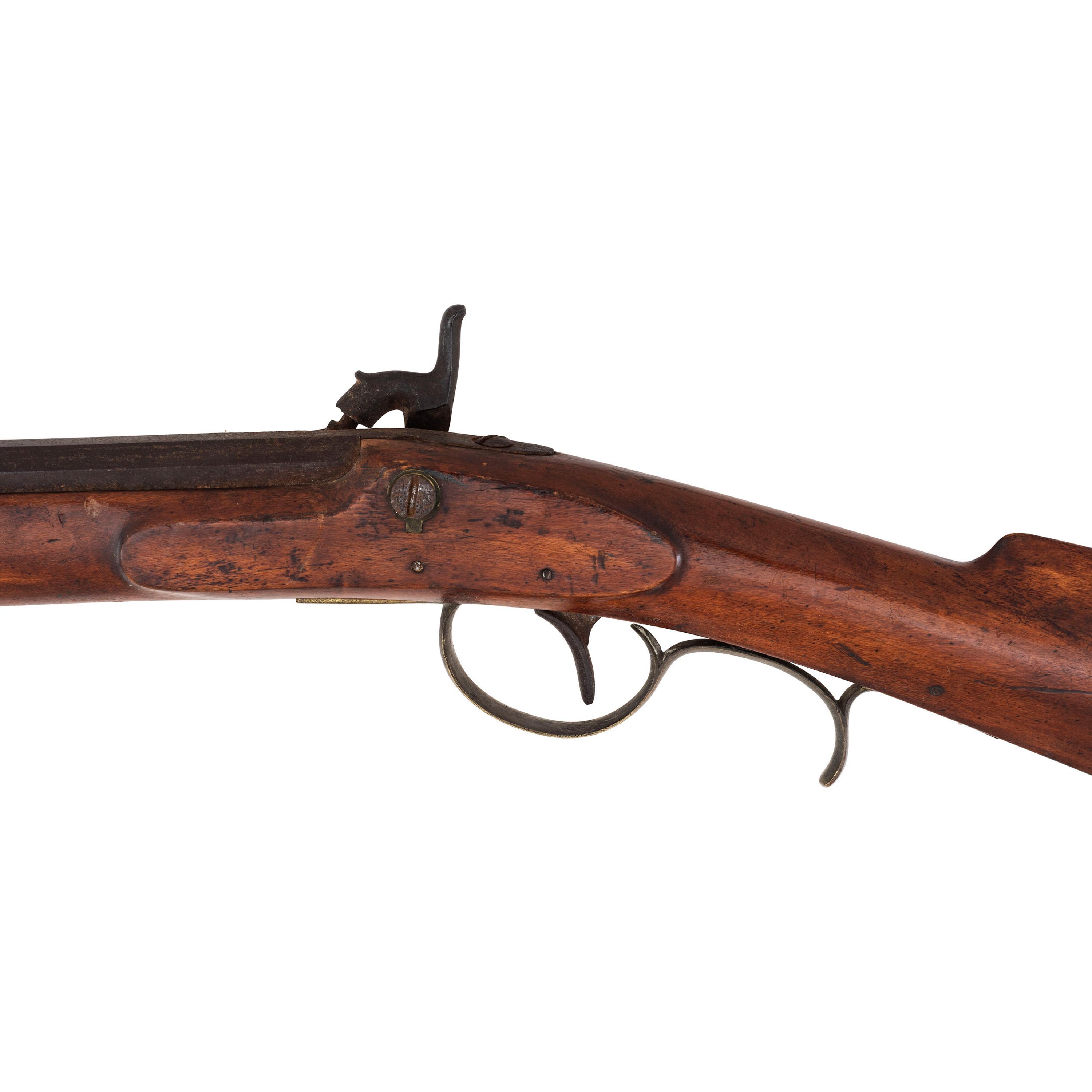Lightweight Fullstock Percussion Smooth Rifle by Leman