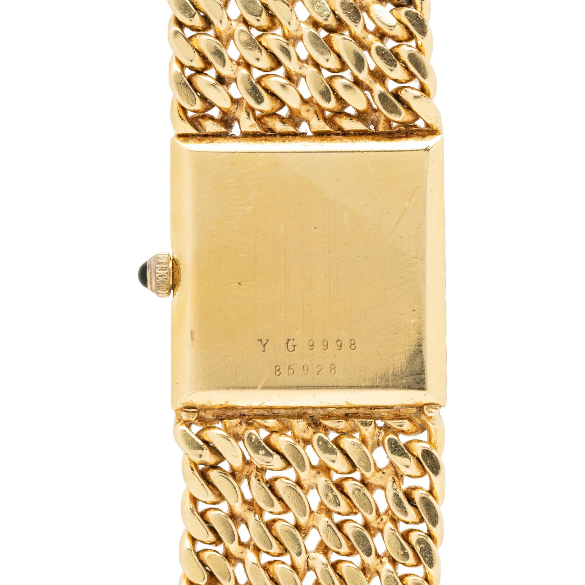 BUECHE GIROD, 18K YELLOW GOLD WATCH