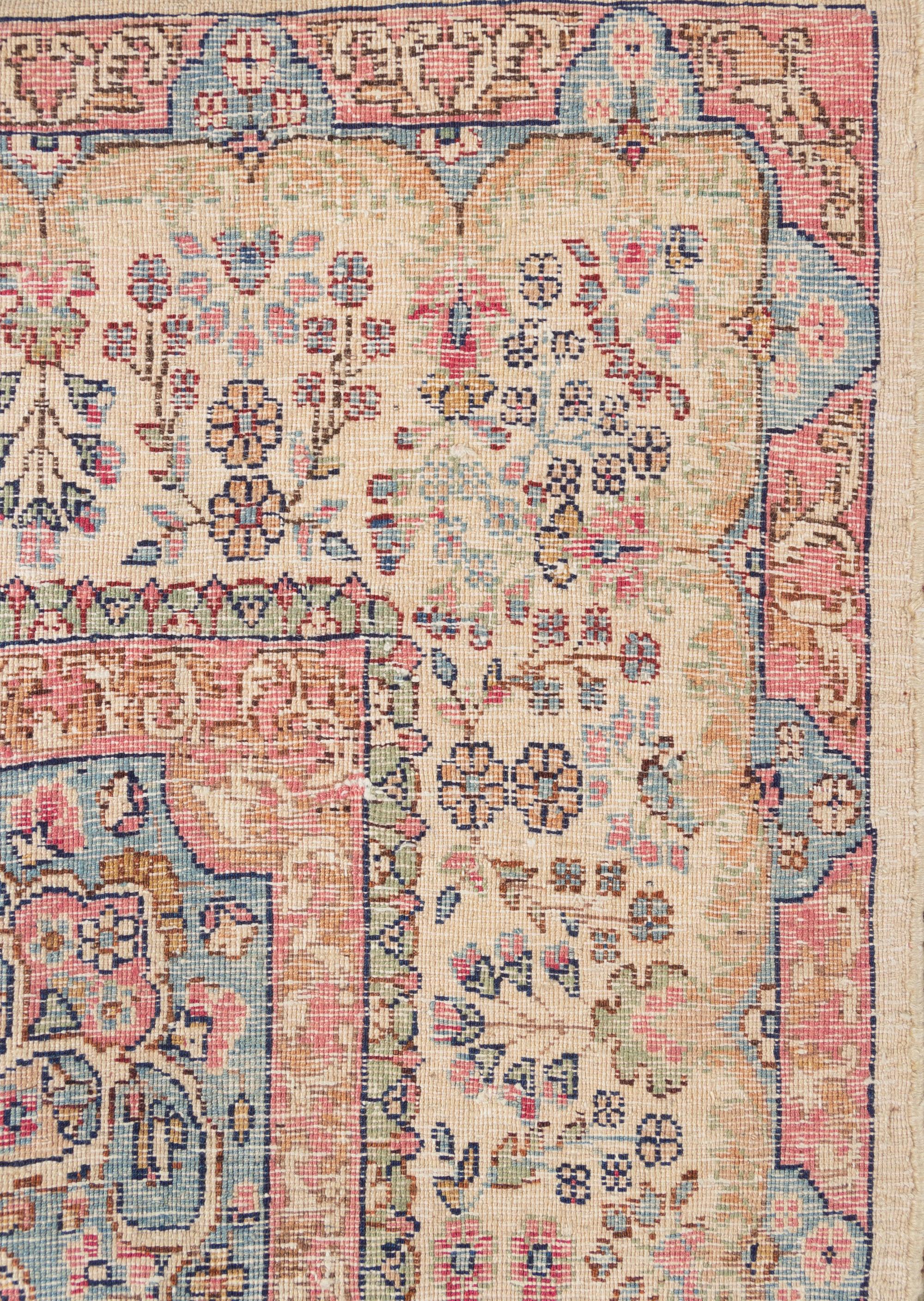 Two Kirman Wool Rugs