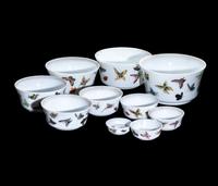 A Set of 10 Chinese Famille Rose Porcelain Cups