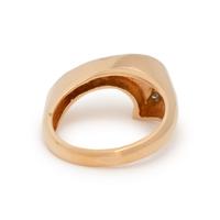 YELLOW GOLD AND DIAMOND RING