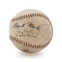 A 1930s St. Louis Cardinals Signed Baseball (Frank Frisch, Chick Hafey, Jim Bottomley)