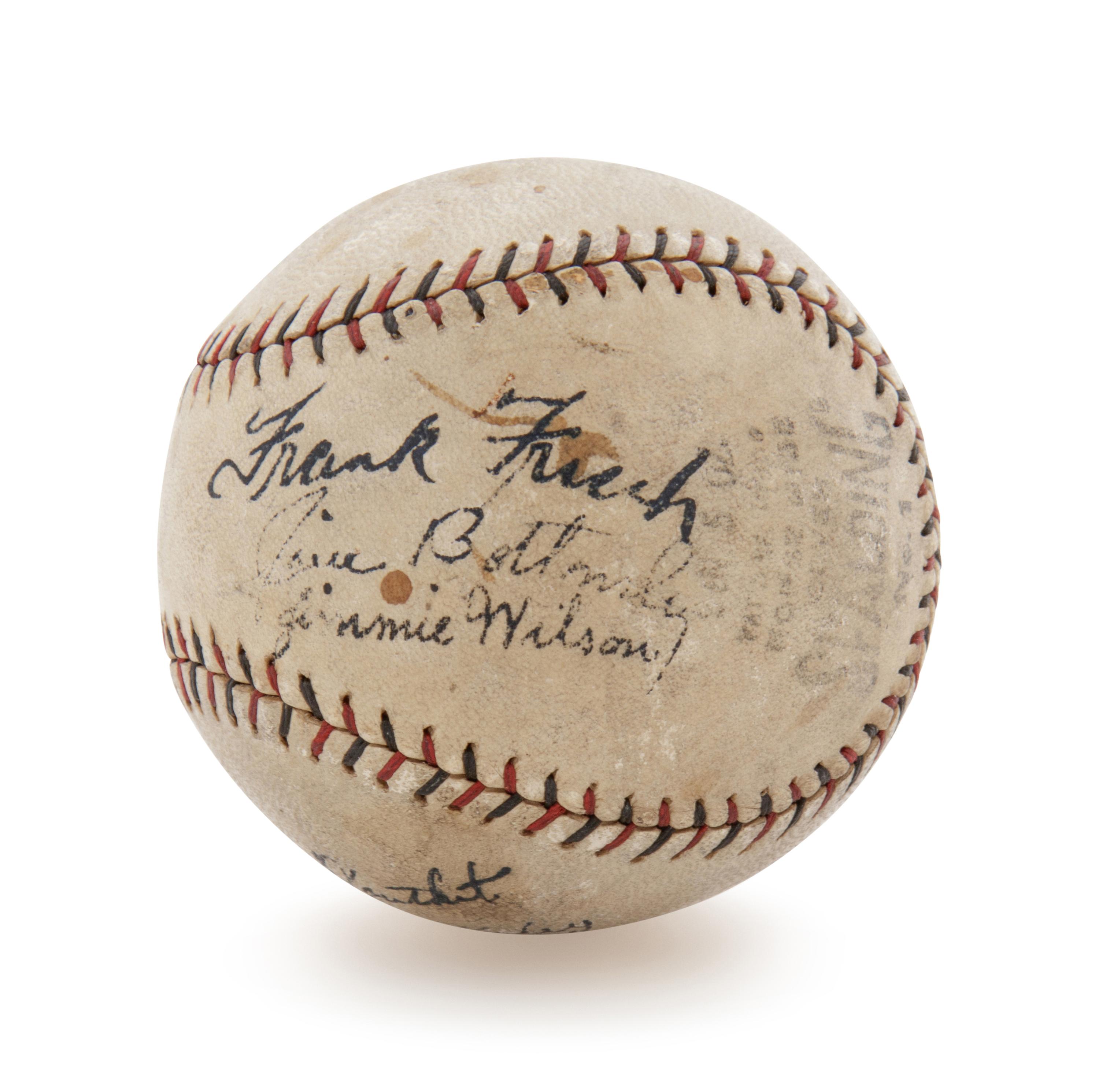 A 1930s St. Louis Cardinals Signed Baseball (Frank Frisch, Chick Hafey, Jim Bottomley)