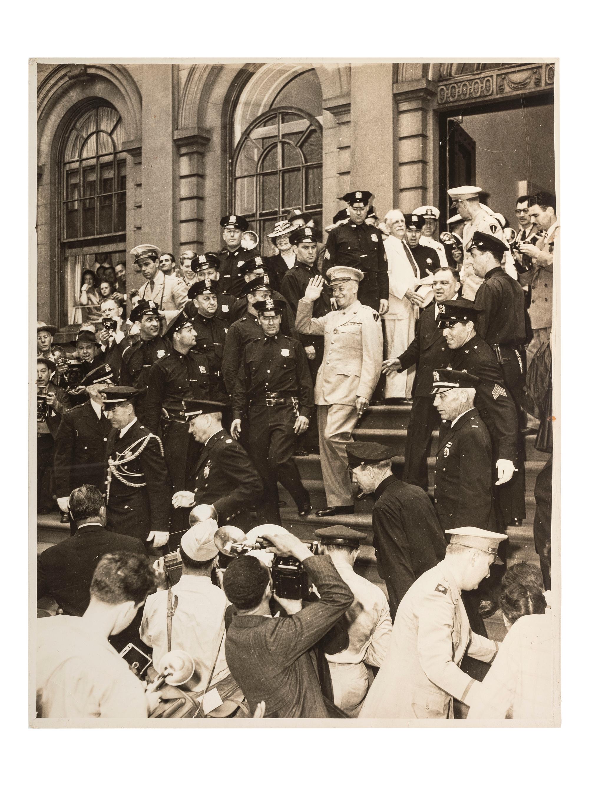 [PRESIDENTS] Photographs and ephemera related to Presidents Kennedy, FDR, Truman, and Reagan.