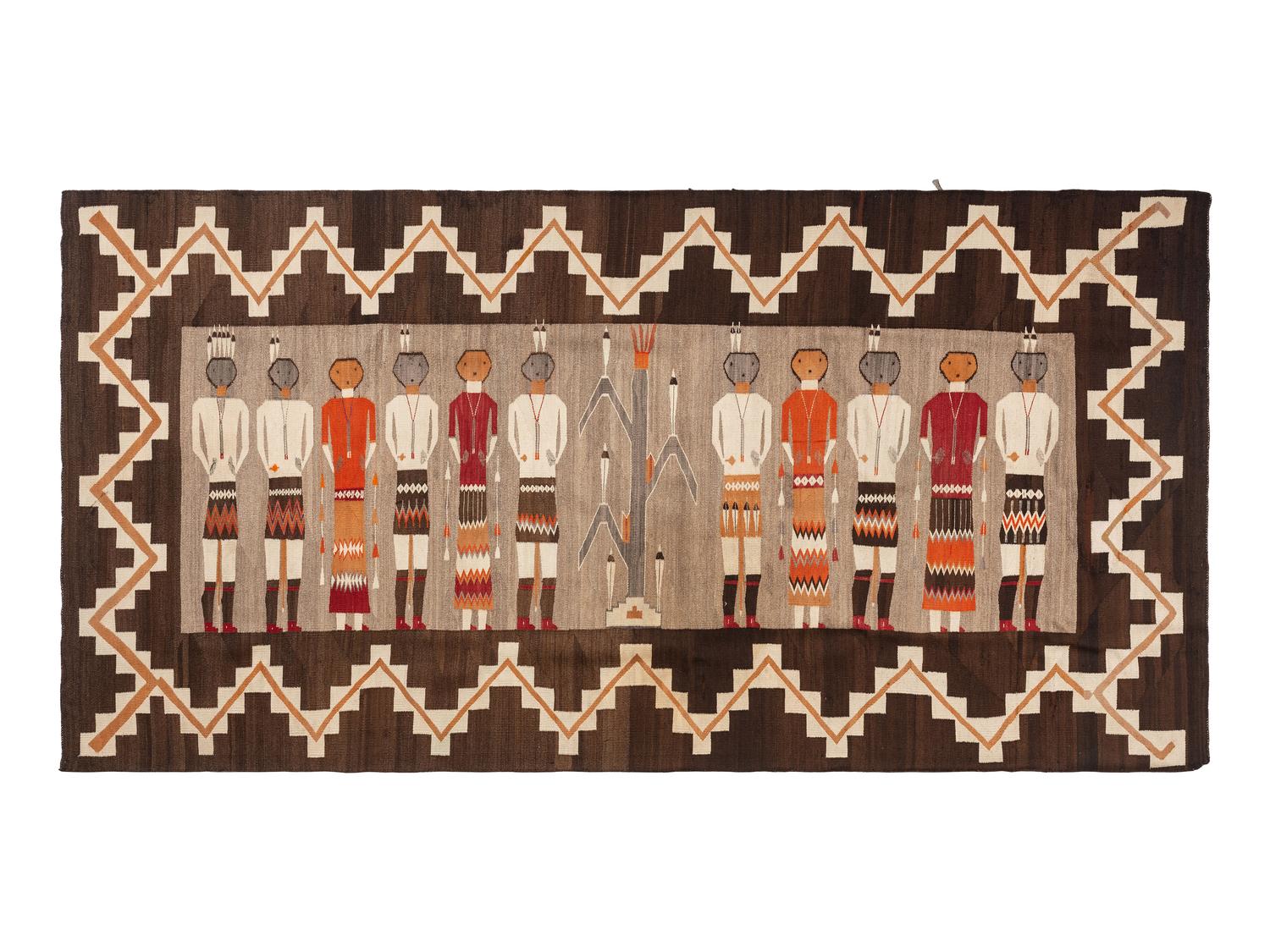 Navajo Yei Weaving / Rug