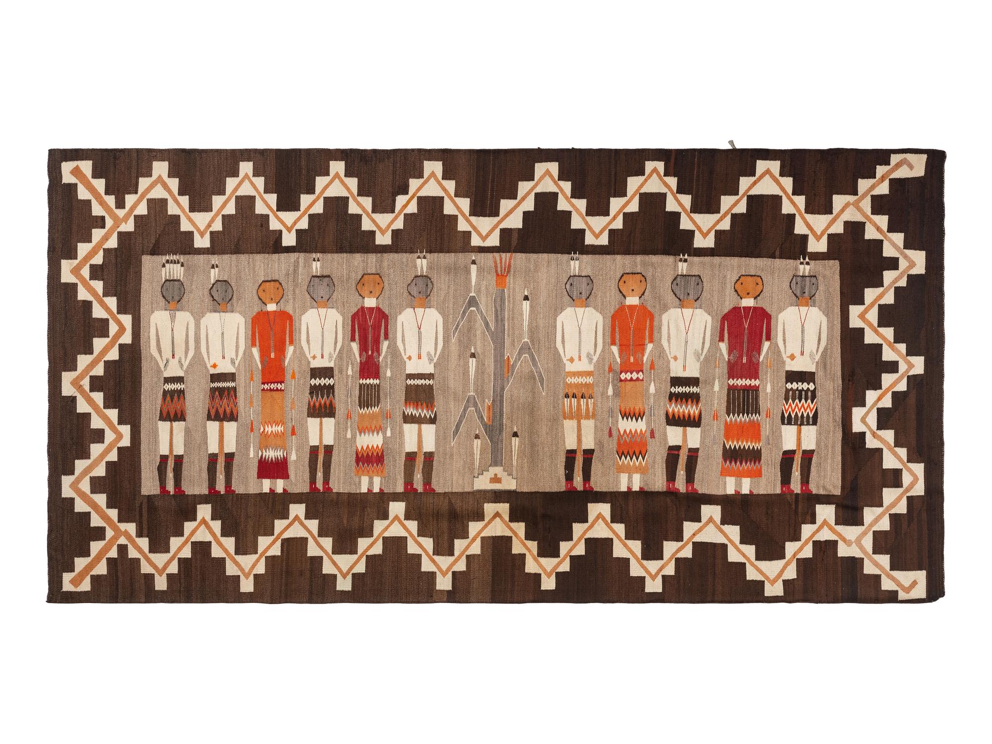 Navajo Yei Weaving / Rug