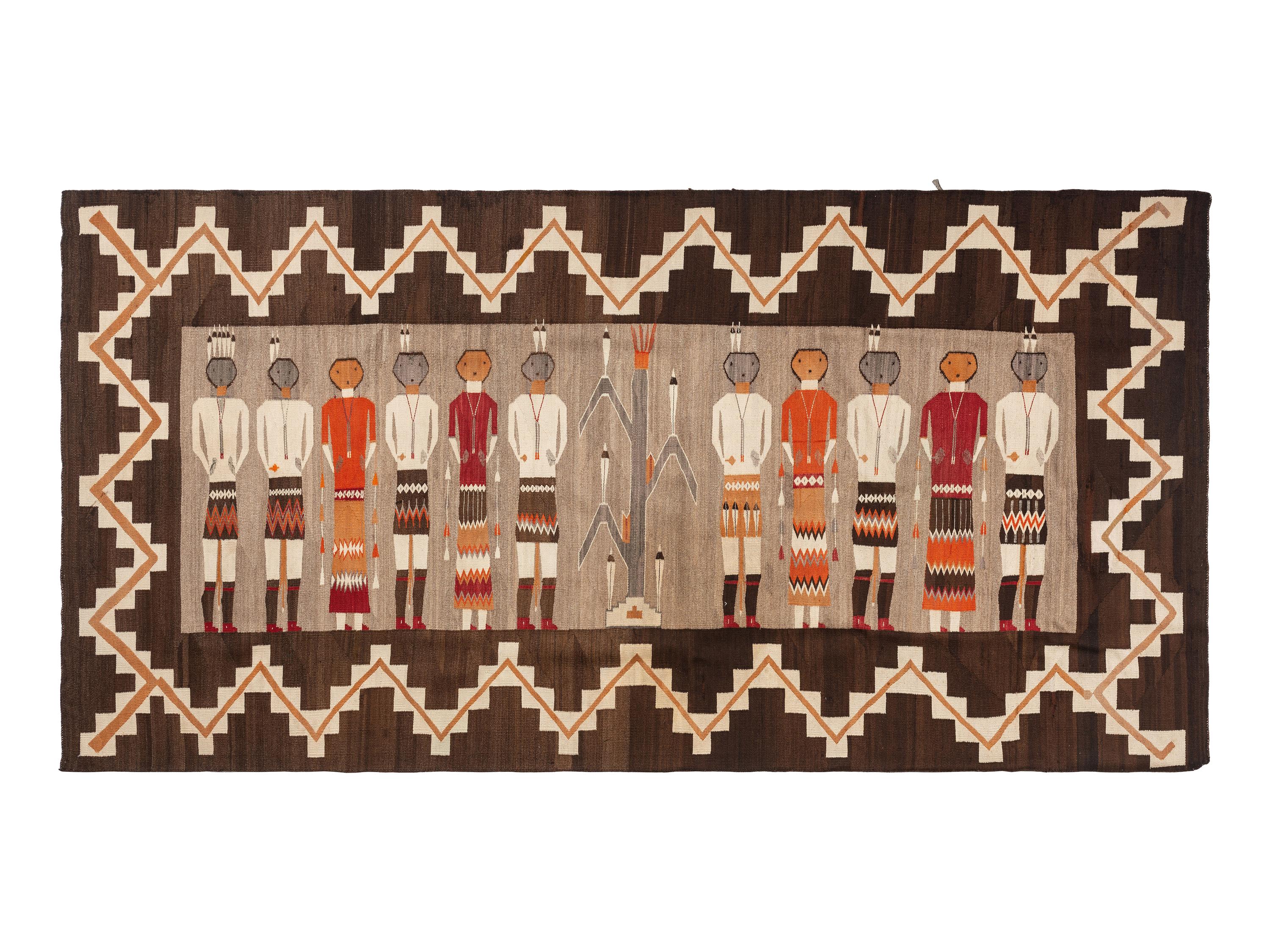 Navajo Yei Weaving / Rug