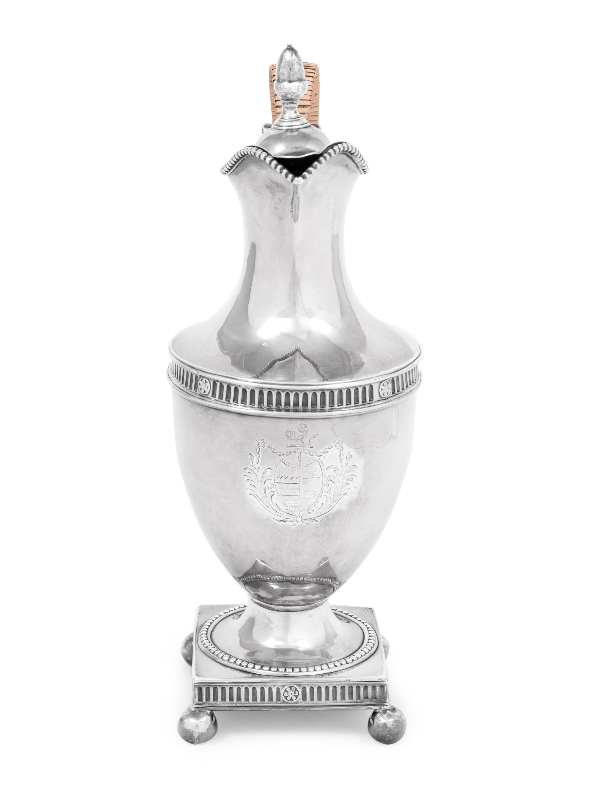 A George III Silver Claret Jug