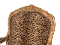 A Pair of Louis XV Style Carved Wood Fauteuils