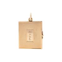 THE 'MAMIE EISENHOWER' YELLOW GOLD LOCKET CHARM