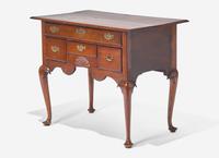 A Chippendale Pine and Beechwood Dressing Table