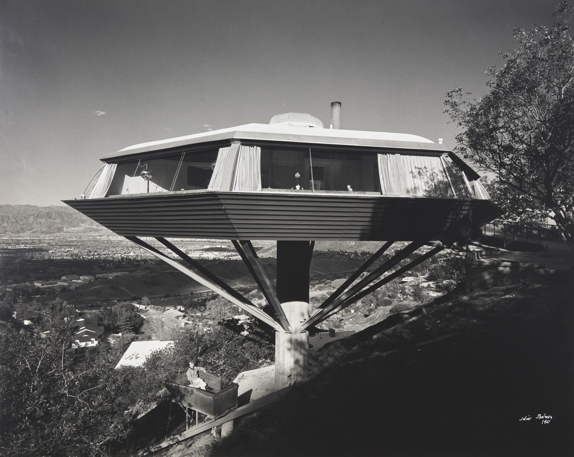 Malin 'Chemosphere House' Residence, Designed by John Lautner, Los Angeles, California, 1961