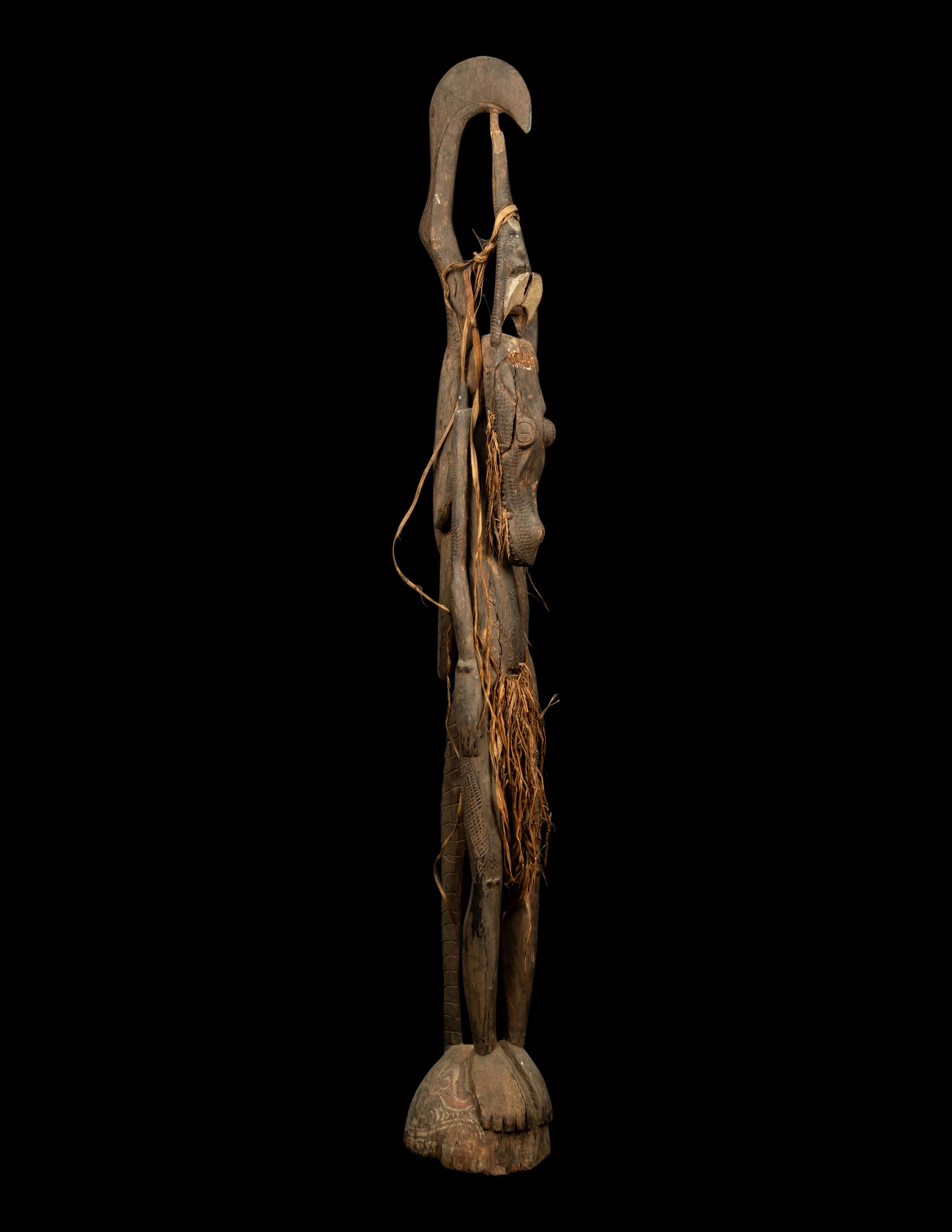 An Oceanic Wood Standing Figure