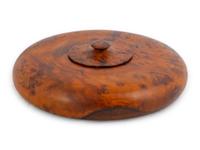 American Studio Craft Wood Turned Lidded Bowl