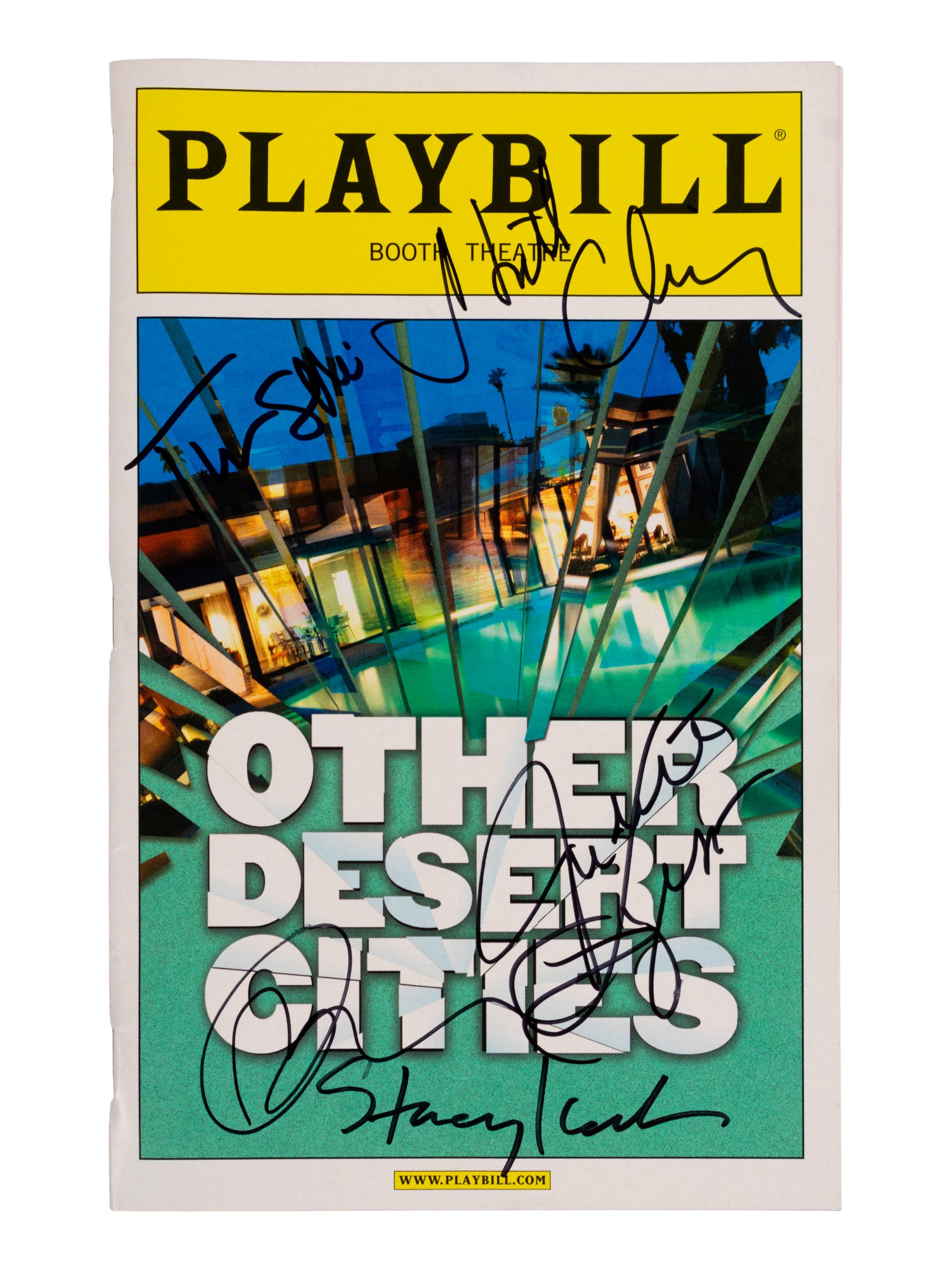 (Theatre Play Bills) A group of 7 playbills for theatrical productions, comprising: