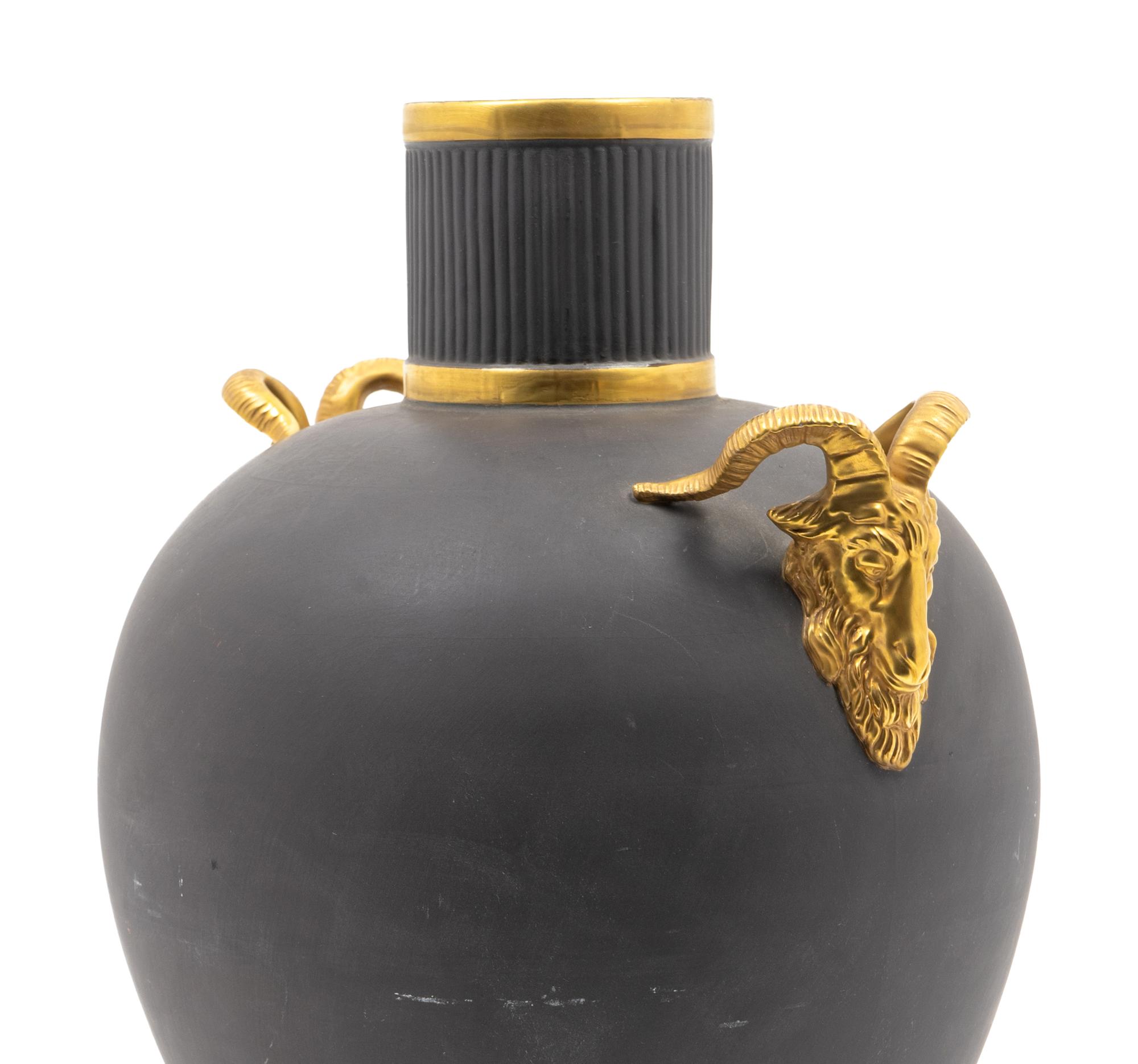 A Dior Two-Handled Ceramic Vase — 20TH CENTURY