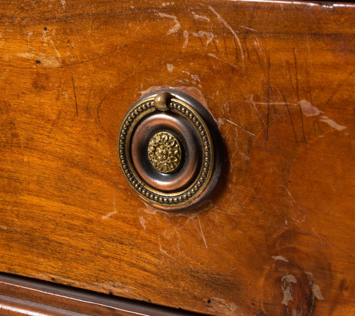 A Louis XVI Style Walnut Commode