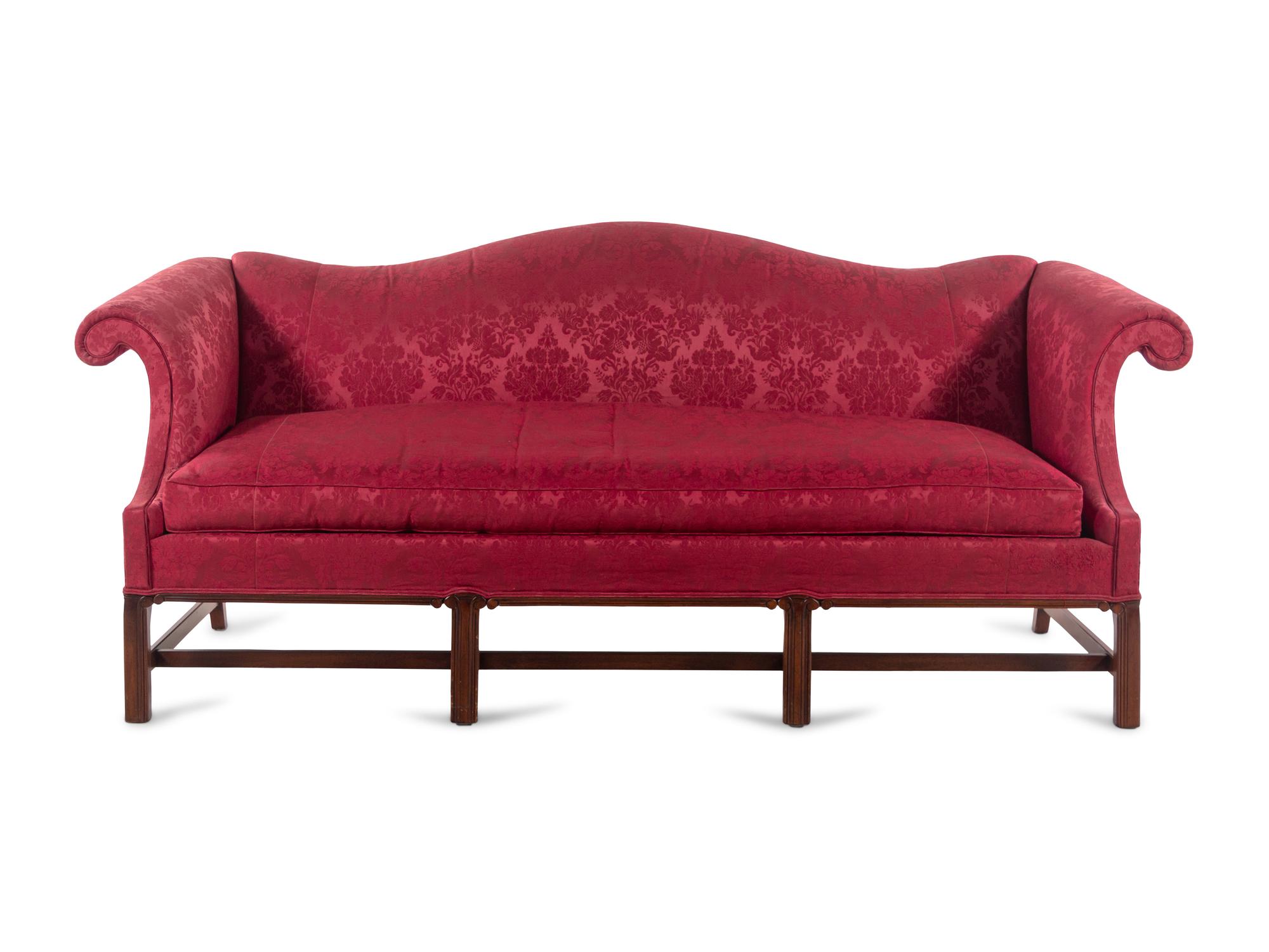 A George III Style Mahogany Sofa
