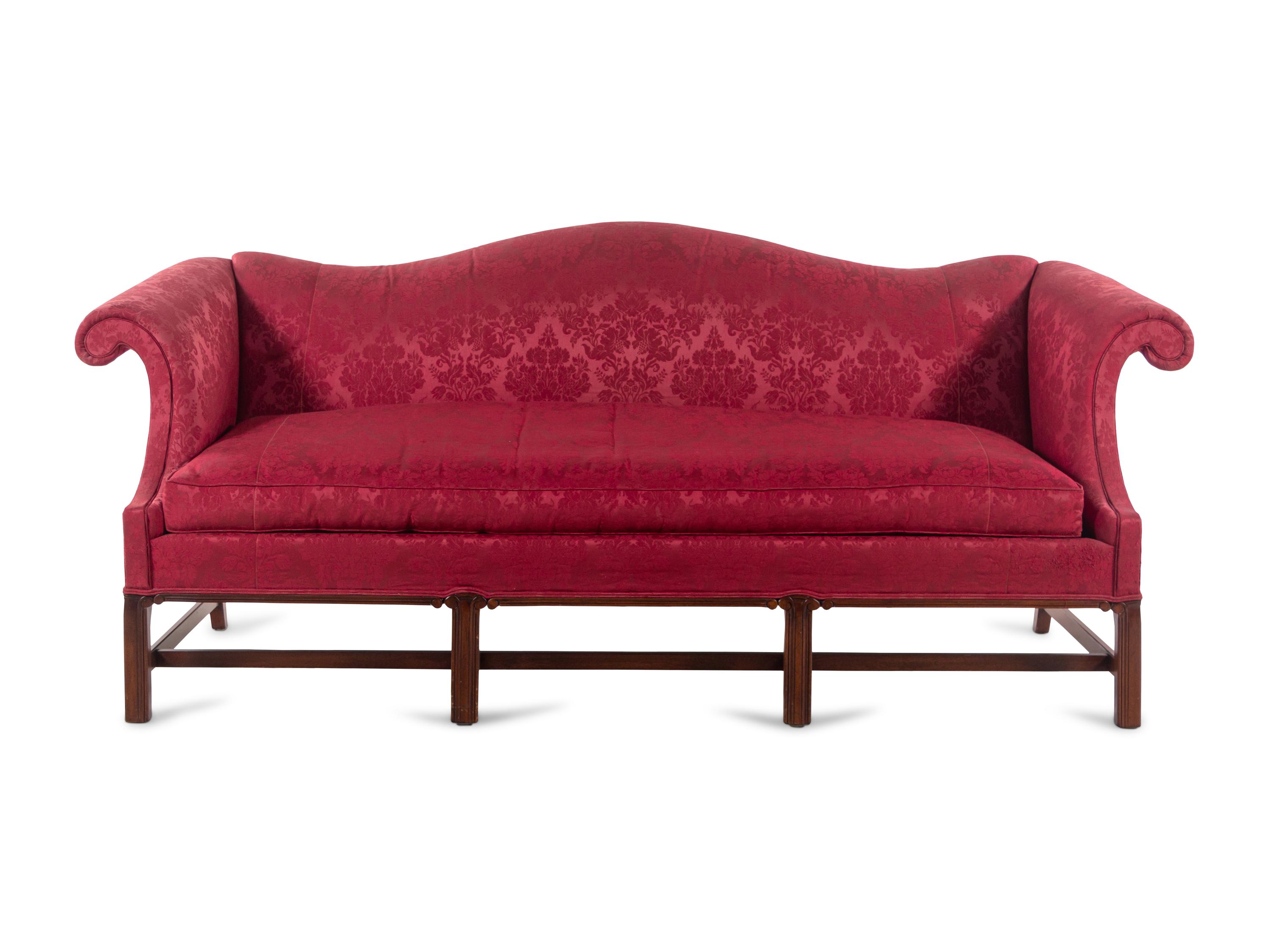 A George III Style Mahogany Sofa