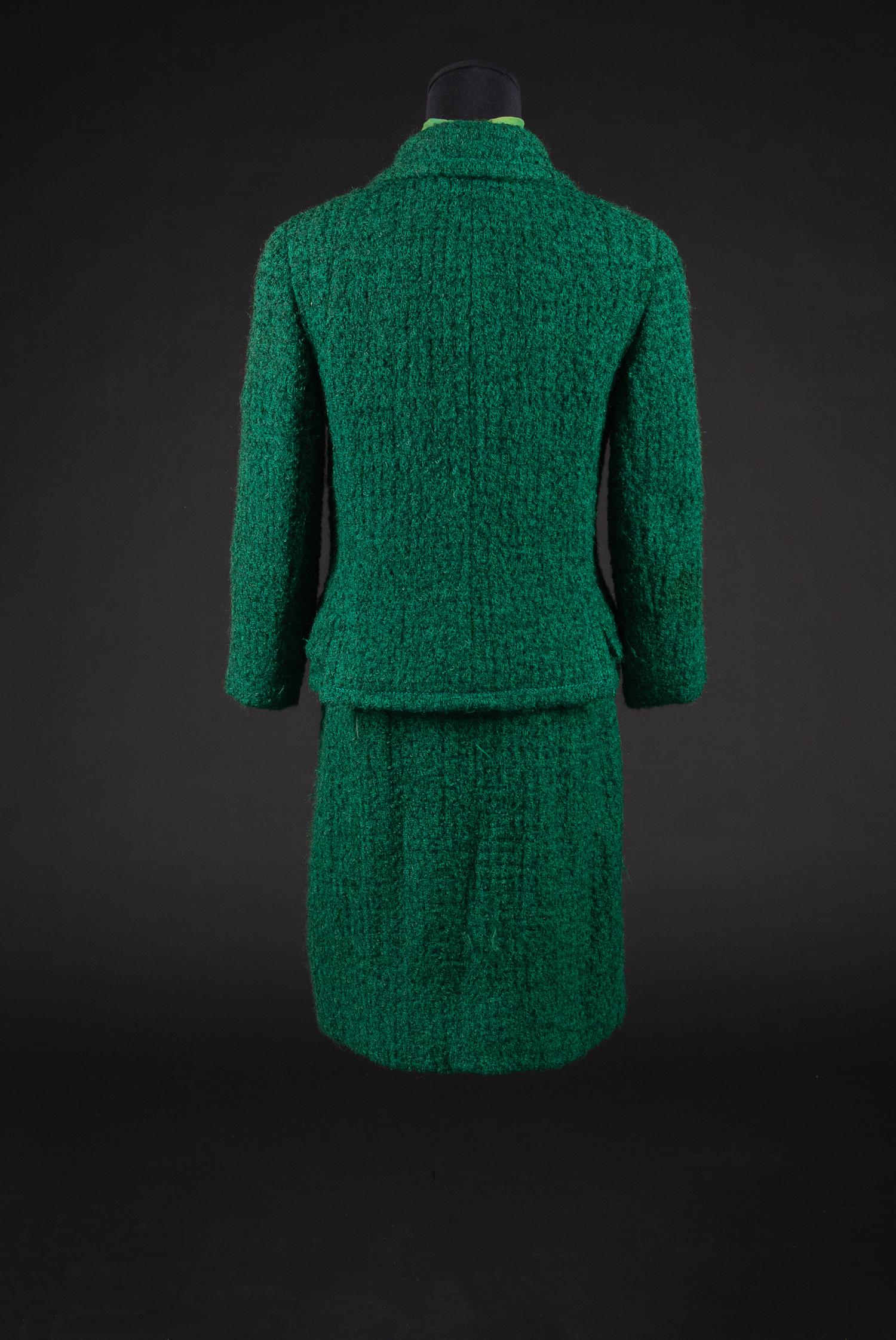 Christian Dior by Marc Bohan Haute Couture Ensemble, Autumn-Winter 1965 — Worn by Olivia de Havilland for a book signing following her release of Every Frenchman Has One.