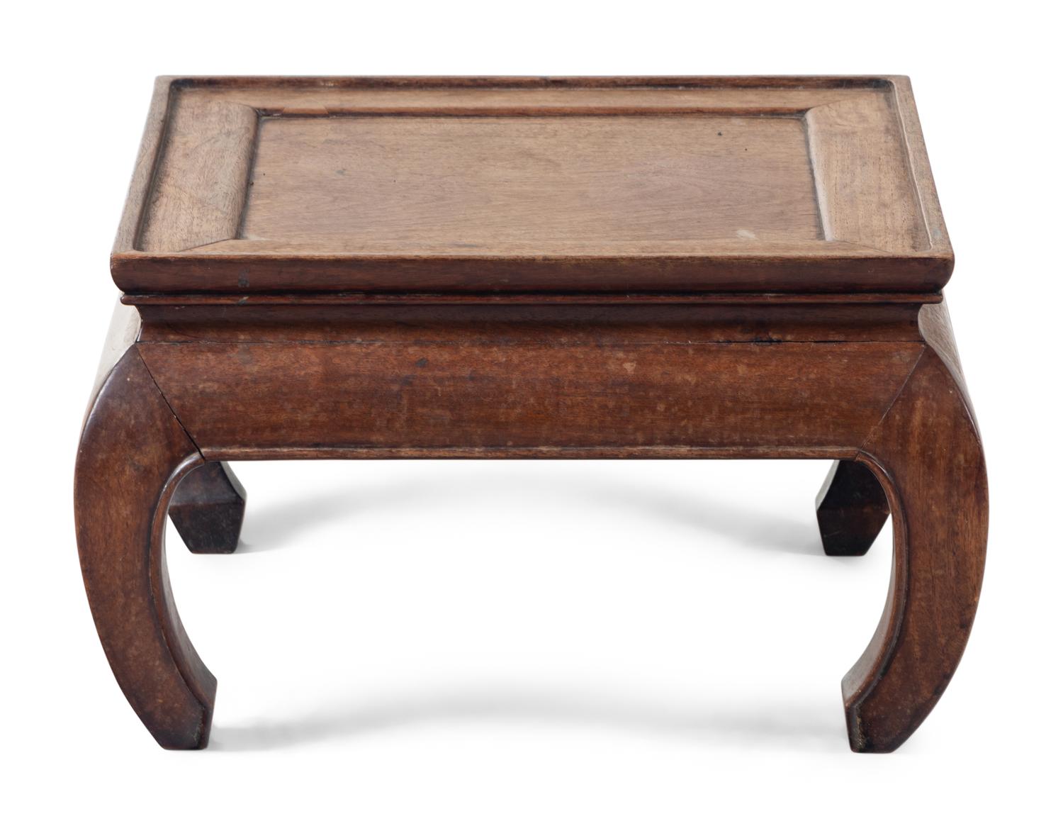 A Set of Two Chinese Huali Wood Square Stands