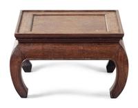 A Set of Two Chinese Huali Wood Square Stands