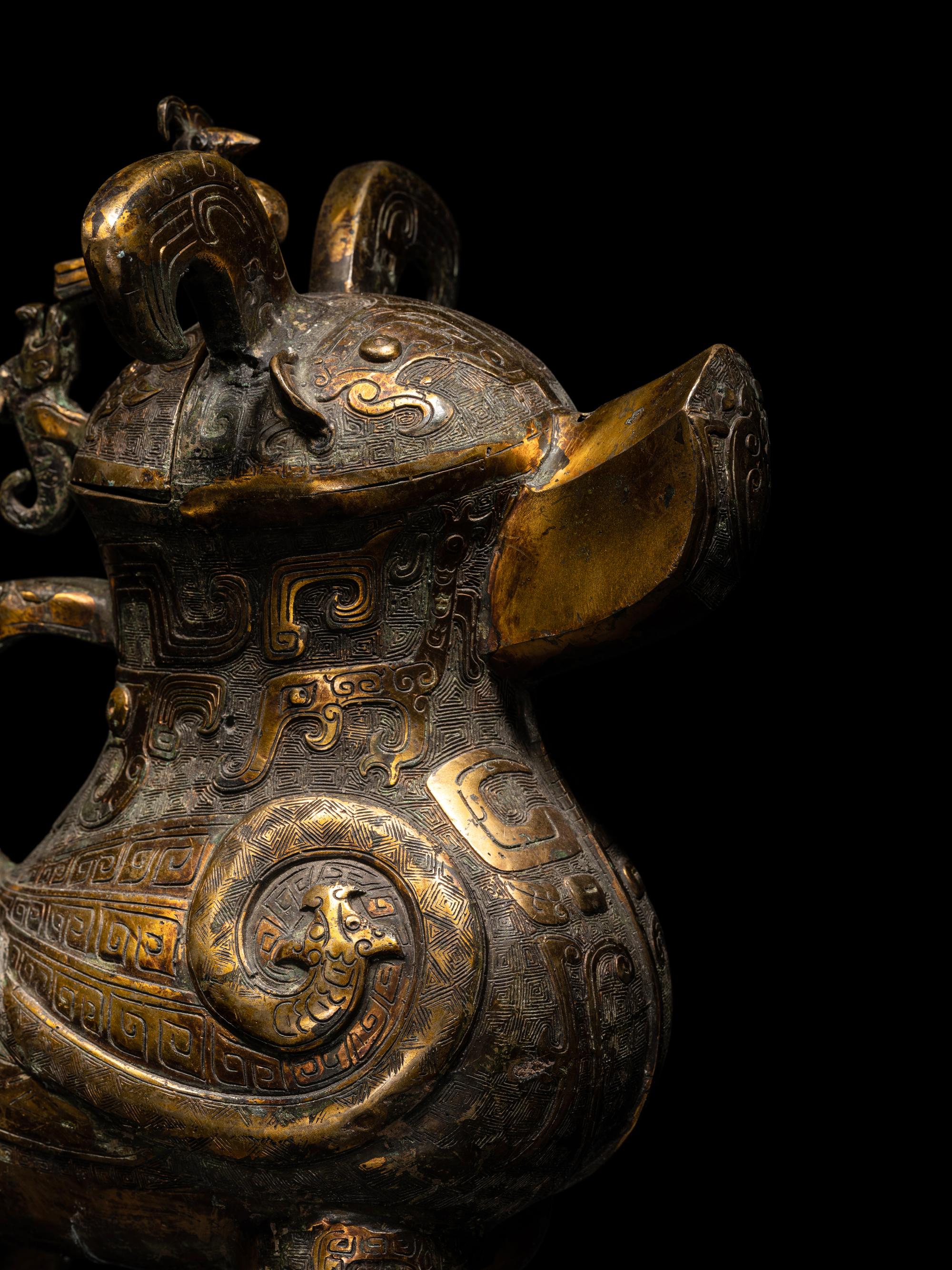 Two Chinese Bronze Articles