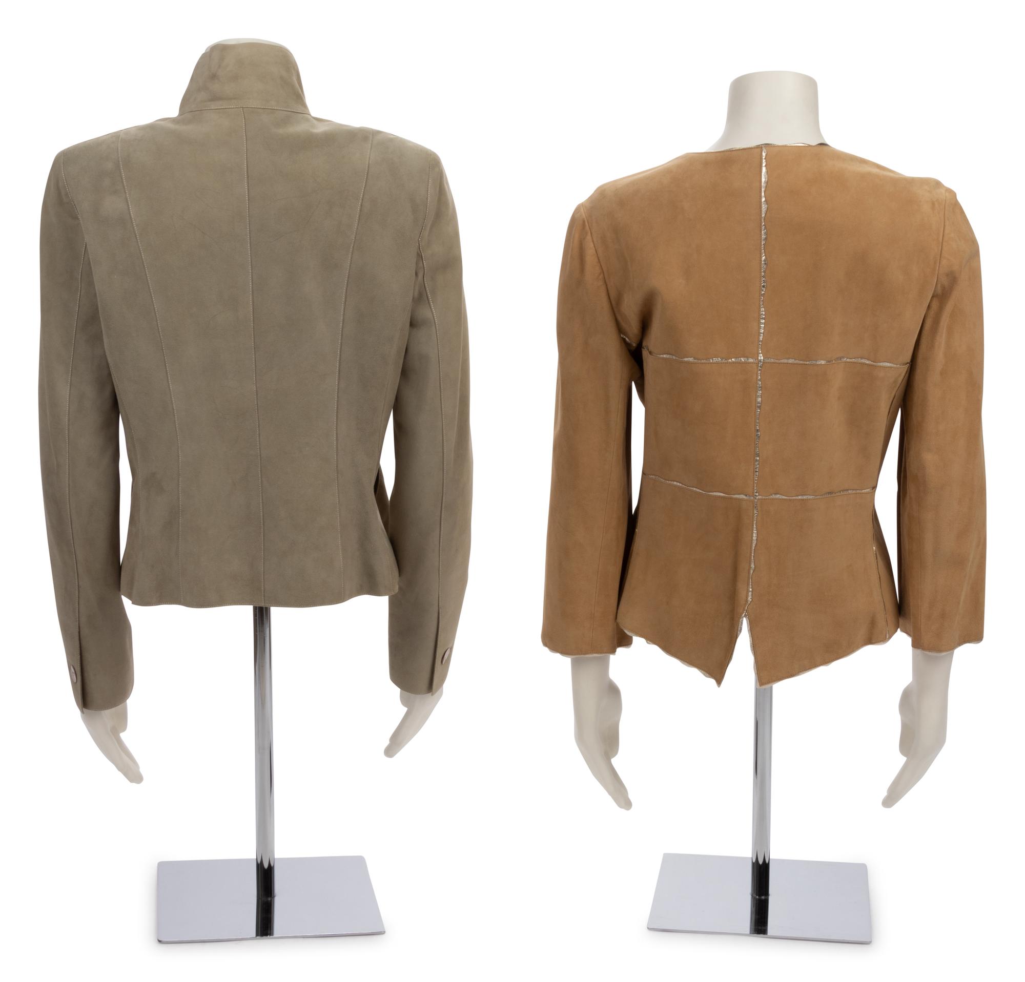 Two Chanel Suede Jackets, 2000-2003