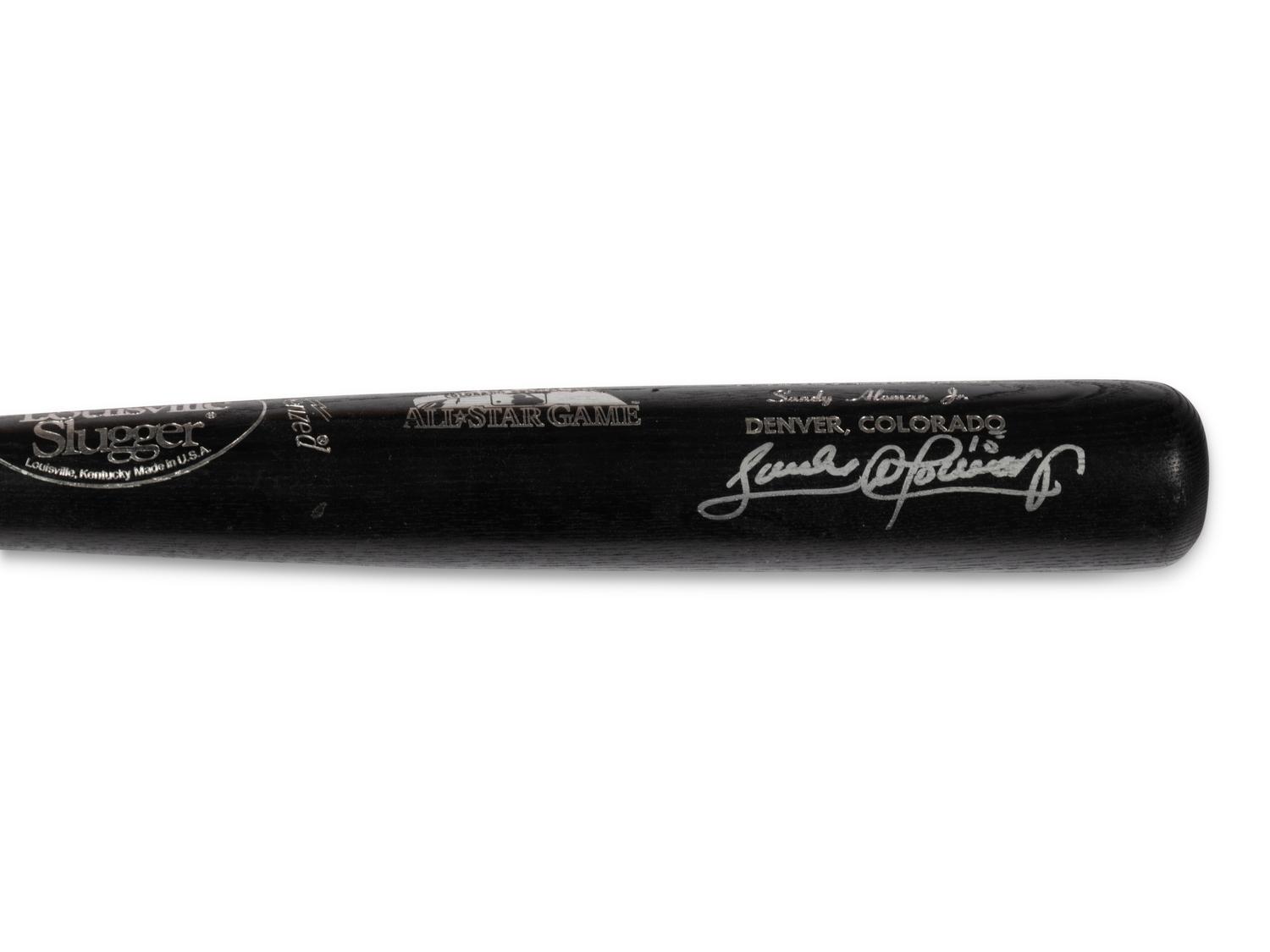 A Collection of Signed Autograph Baseball Bats