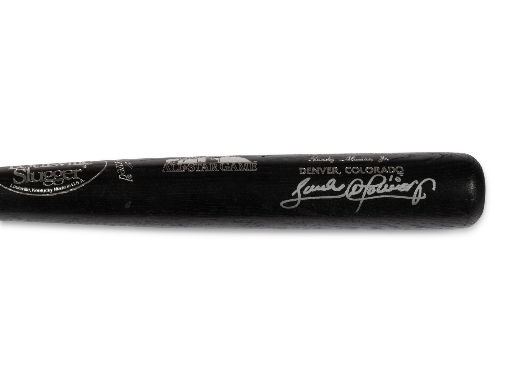 A Collection of Signed Autograph Baseball Bats