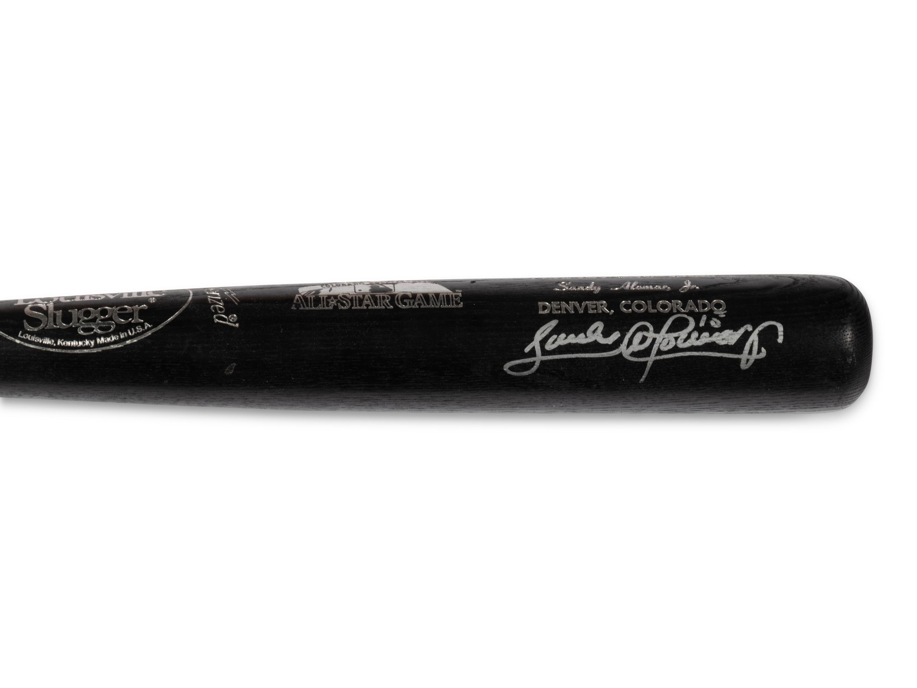 A Collection of Signed Autograph Baseball Bats