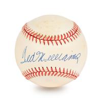 A Ted Williams Signed Autograph Baseball (Beckett Authentication Services BAS Certified),