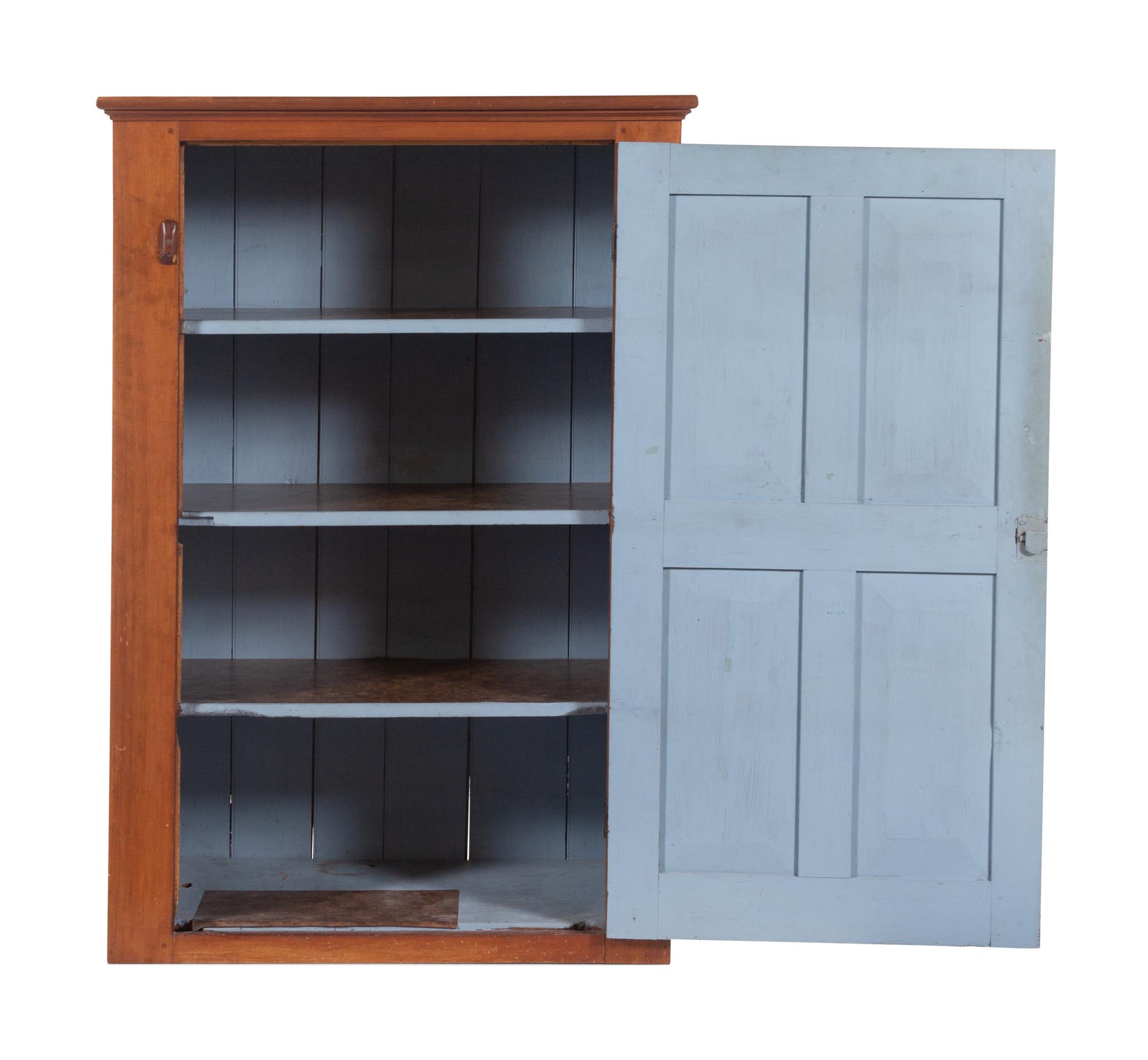 A Federal Style Cherrywood Low Cabinet