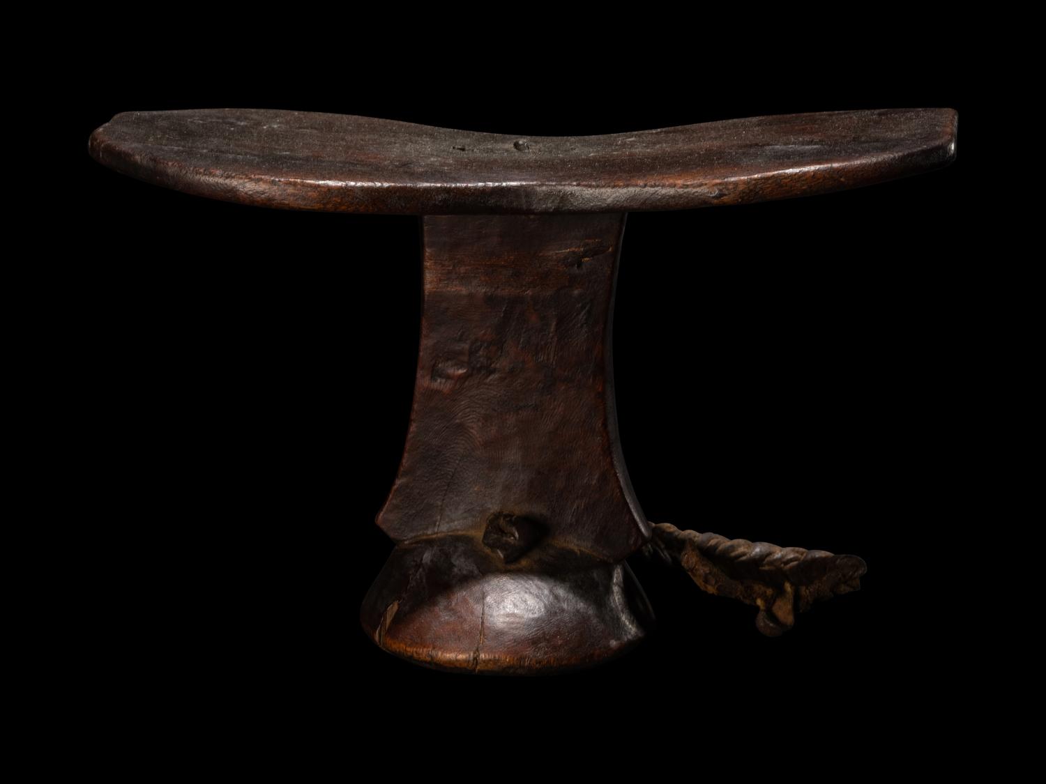 A Turkana Wood Head Rest