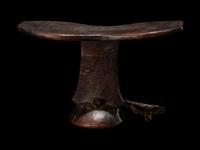 A Turkana Wood Head Rest