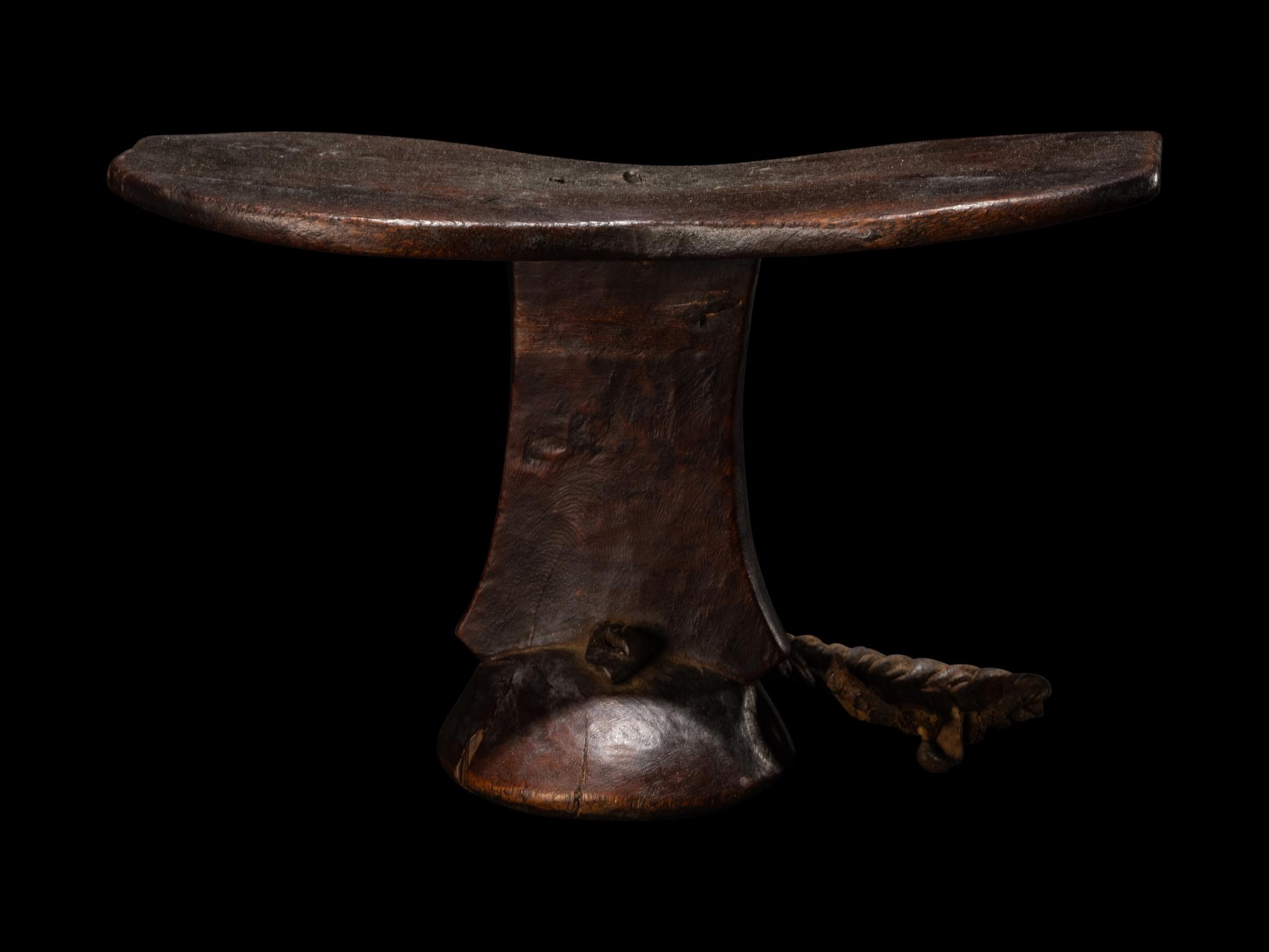 A Turkana Wood Head Rest