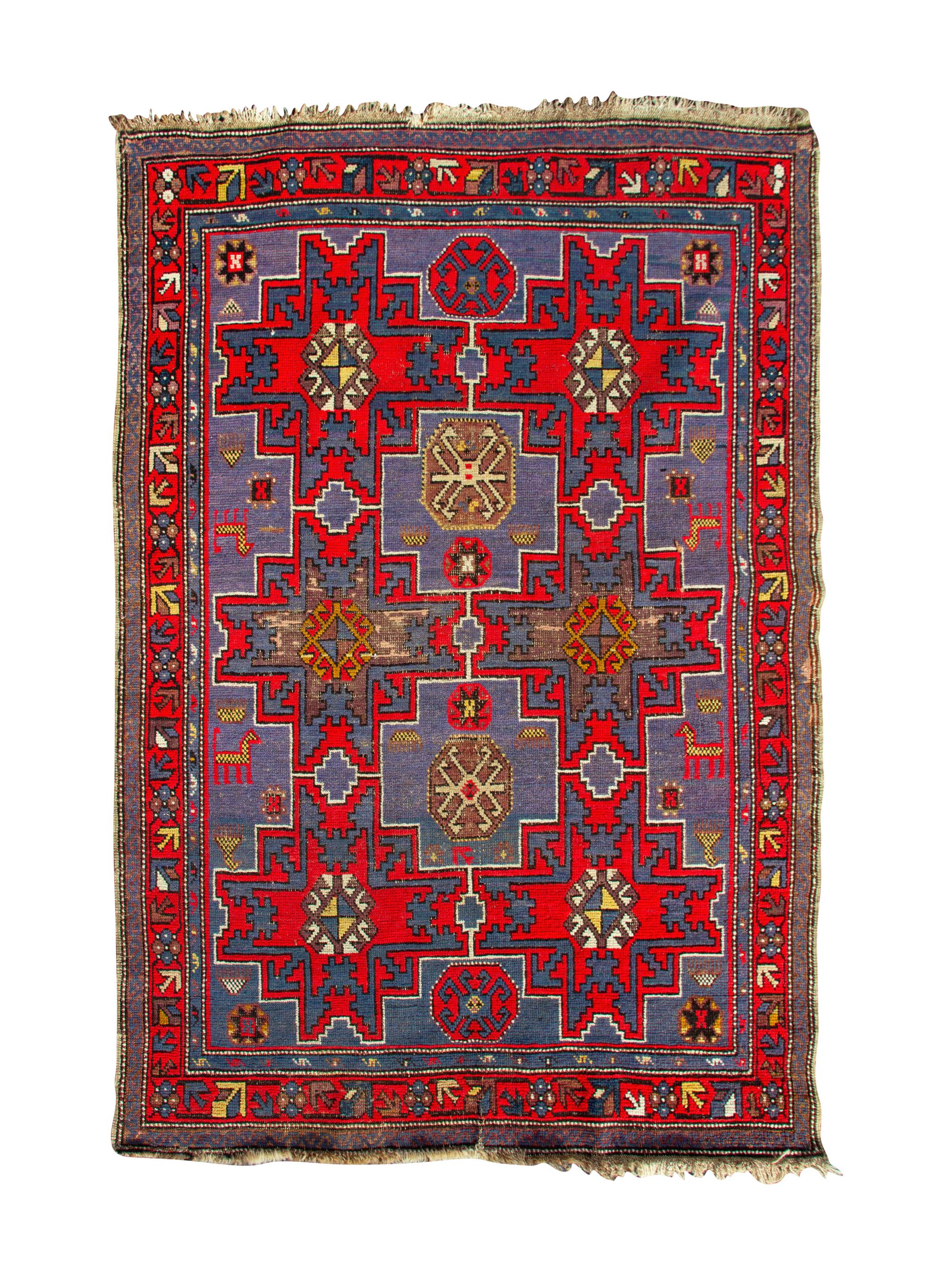 A Caucasian Wool Rug — 20TH CNETURY