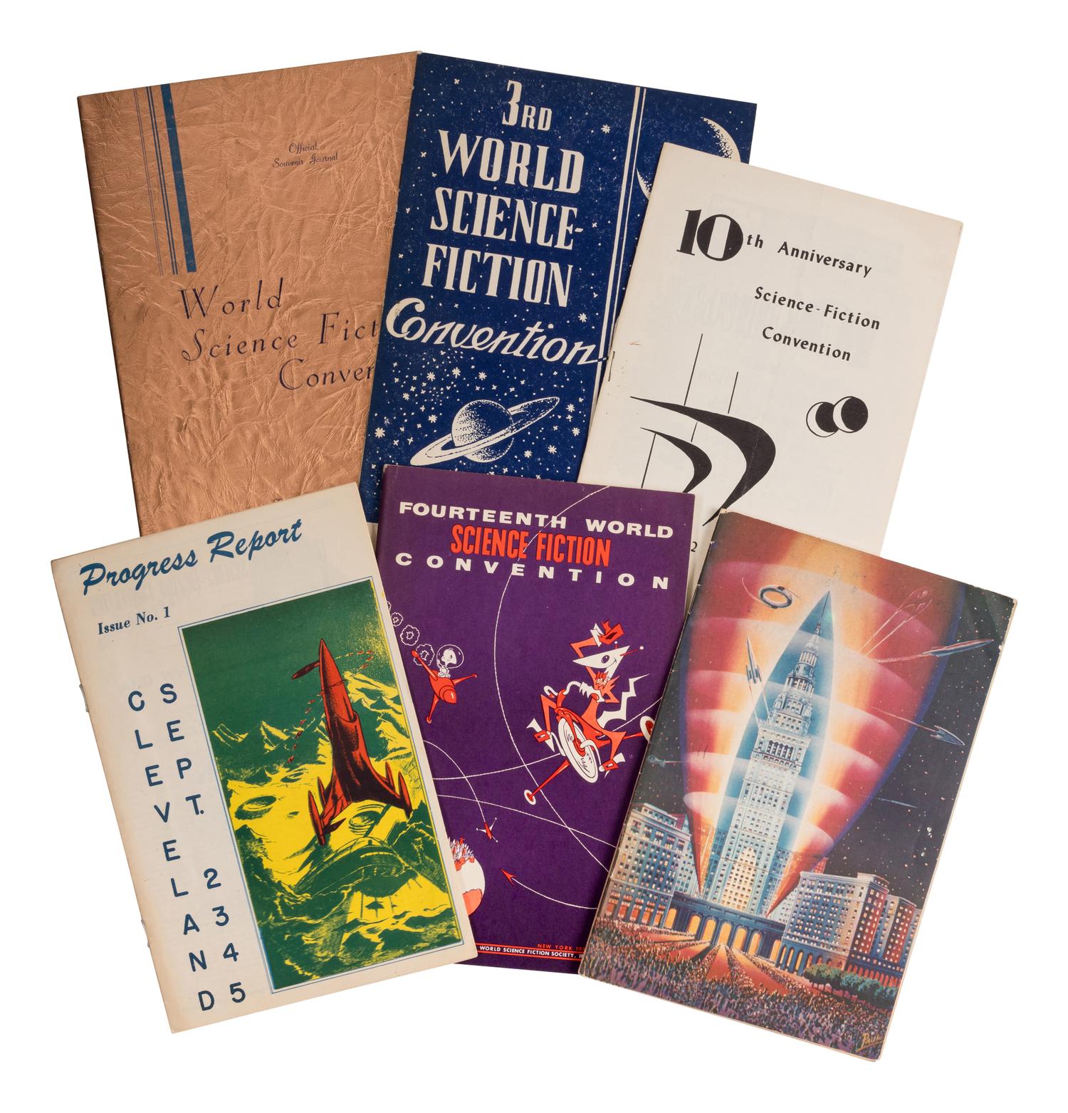 [WORLD SCIENCE FICTION CONVENTION]. An archive of ephemeral materials from the World Science Fiction Convention. Roughly 1939-1991.