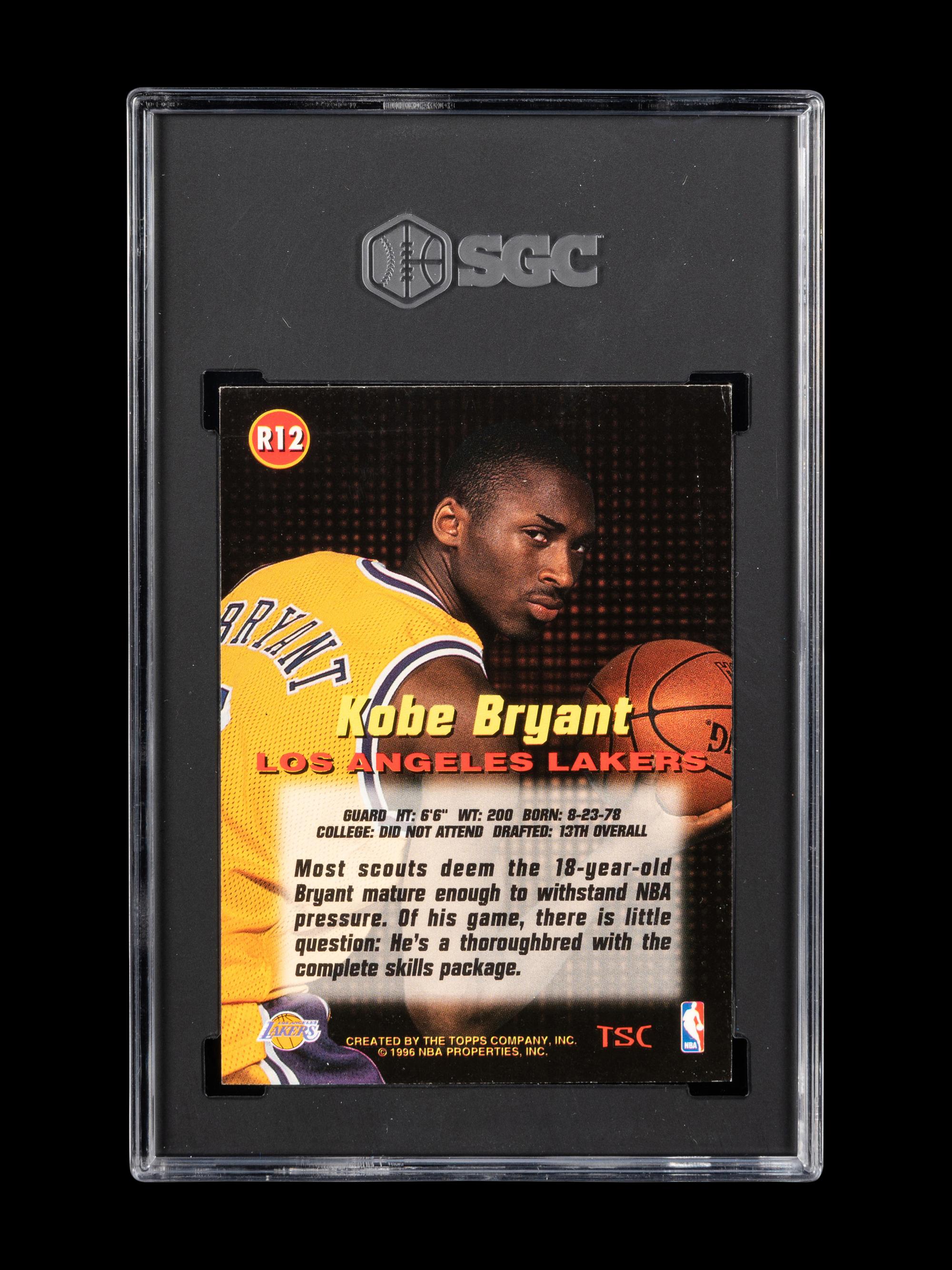 A Group of 12 Graded 1996-97 Kobe Bryant Rookie Basketball Cards,