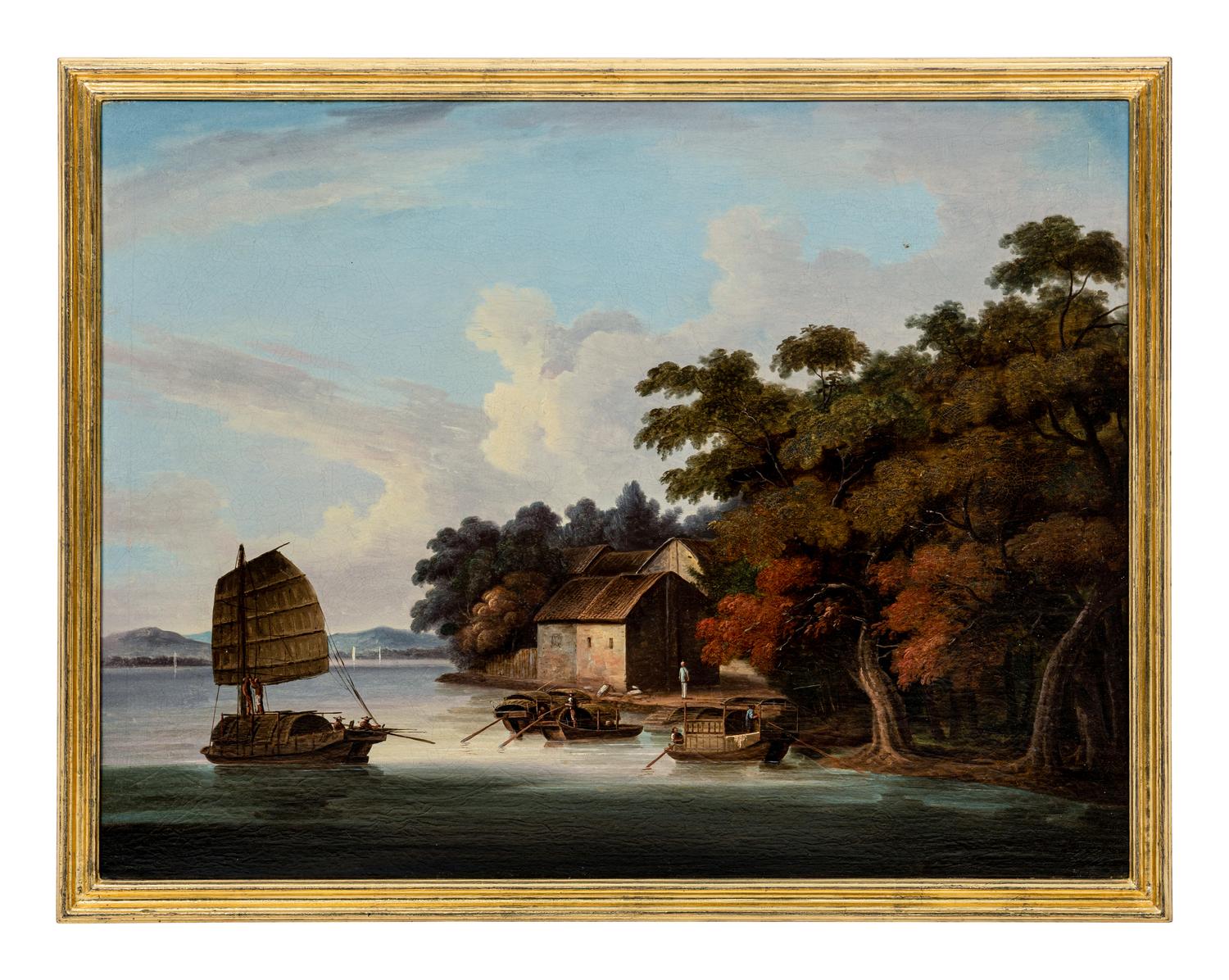 A Set of Four Chinese Export Landscapes