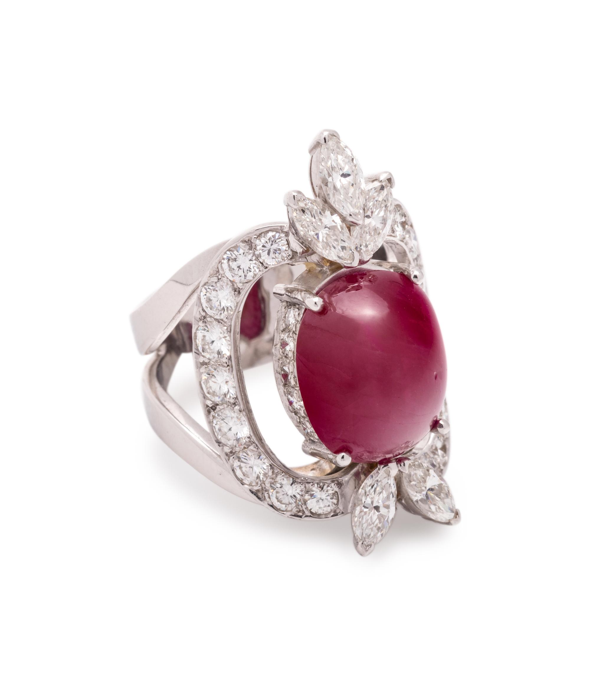 RUBY AND DIAMOND RING