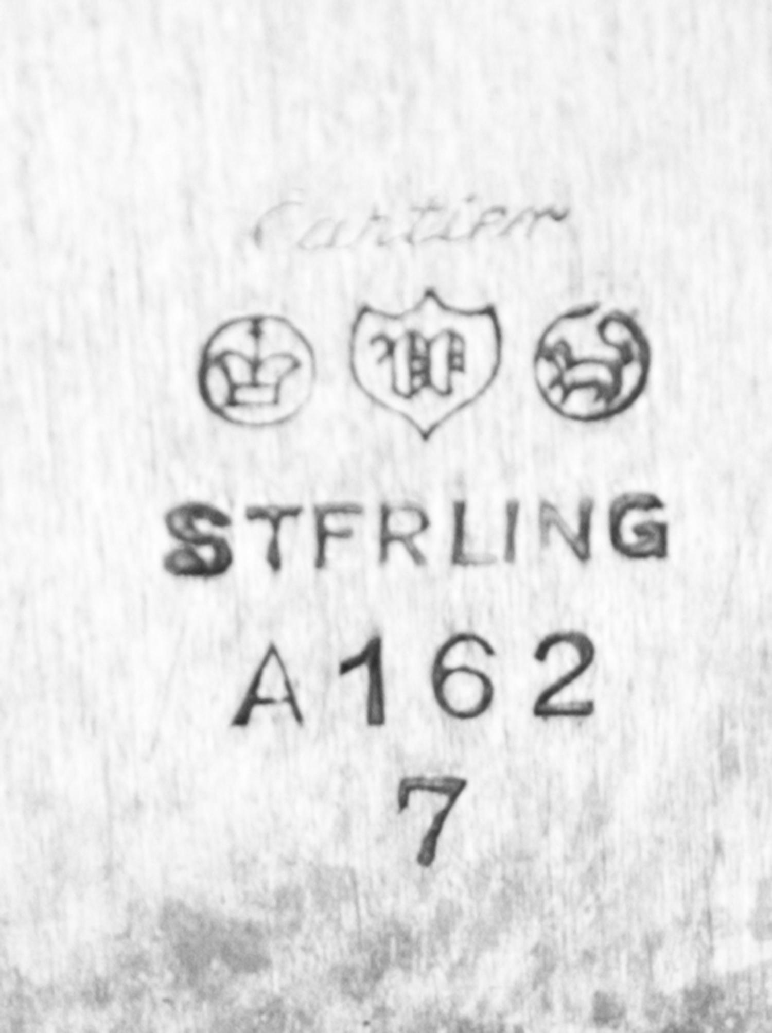 An American Silver Bowl, Watson Co., Attleboro, MA, retailed by Cartier, having a scalloped border.