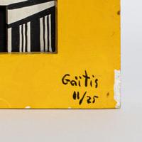 Heads in yellow box with black interior